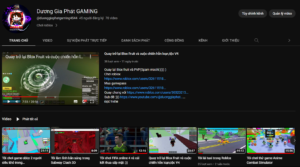 Kênh Youtube của Dương Gia Phát GAMING